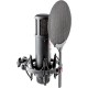 sE Electronics sE2200 Large-Diaphragm Cardioid Condenser Microphone with Isolation Pack (Black)