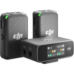 DJI Mic Dual-Transmitter Digital Wireless Microphone System/Recorder for Camera & Smartphone DJI Mic Dual-Transmitter Digital Wireless Microphone System/Recorder for Camera & Smartphone