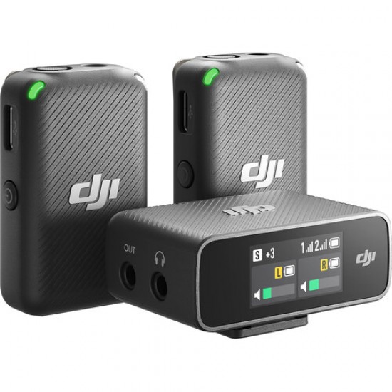 DJI Mic Dual-Transmitter Digital Wireless Microphone System/Recorder for Camera & Smartphone DJI Mic Dual-Transmitter Digital Wireless Microphone System/Recorder for Camera & Smartphone