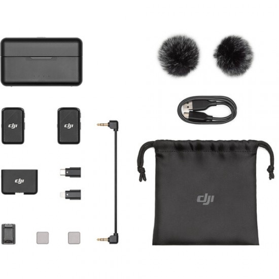 DJI Mic Dual-Transmitter Digital Wireless Microphone System/Recorder for Camera & Smartphone DJI Mic Dual-Transmitter Digital Wireless Microphone System/Recorder for Camera & Smartphone