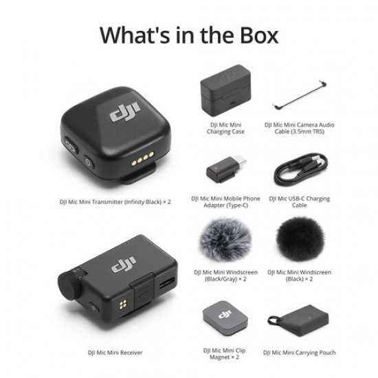 DJI Mic Mini 2-Person Compact Wireless Microphone