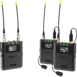 Deity Microphones Theos Digital 2 Person Camera Mount Wireless Omni Lavalier Microphone System(550 to 663 MHz) Deity Microphones Theos Digital 2 Person Camera Mount Wireless Omni Lavalier Microphone System(550 to 663 MHz)