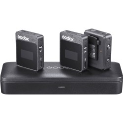 Godox MoveLink II M2 Compact 2-Person Wireless Microphone  Godox MoveLink II M2 Compact 2-Person Wireless Microphone