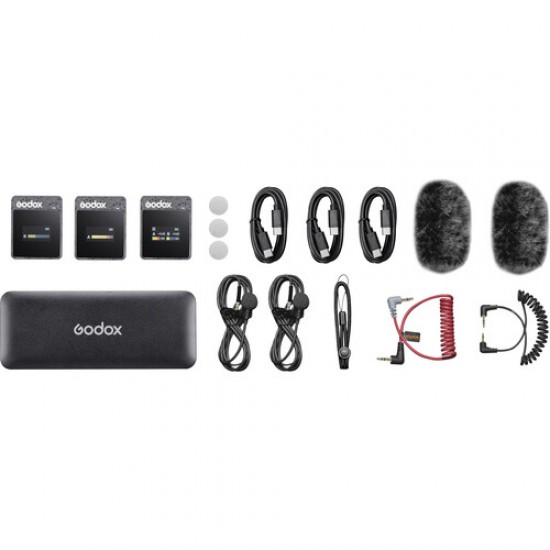 Godox MoveLink II M2 Compact 2-Person Wireless Microphone 