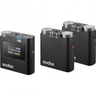 Godox Virso S M2 2-Person Wireless Microphone System for Sony Cameras and Smartphones (2.4 GHz) Godox Virso S M2 2-Person Wireless Microphone System for Sony Cameras and Smartphones (2.4 GHz)