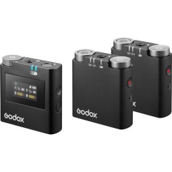 Godox Virso S M2 2-Person Wireless Microphone System for Sony Cameras and Smartphones (2.4 GHz) Godox Virso S M2 2-Person Wireless Microphone System for Sony Cameras and Smartphones (2.4 GHz)