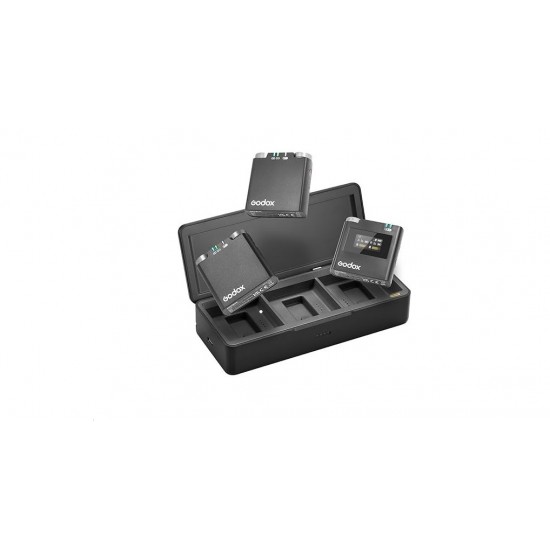 Godox Virso M2 2-Person Wireless Microphone System for Cameras and Smartphones (2.4 GHz)
