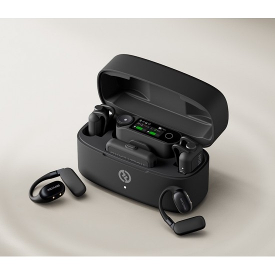 Hollyland LARK MAX 2 Ultimate Combo 2-Person Wireless Microphone System for Cameras and Mobile Devices (Space Gray, 2.4 GHz) Hollyland LARK MAX 2 Ultimate Combo 2-Person Wireless Microphone System for Cameras and Mobile Devices (Space Gray, 2.4 GHz)