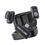 Hollyland LARK A1 Duo 2-Person Wireless Microphone System with USB-C Receiver for Mobile Devices (Space Gray, 2.4 GHz) Hollyland LARK A1 Duo 2-Person Wireless Microphone System with USB-C Receiver for Mobile Devices (Space Gray, 2.4 GHz)