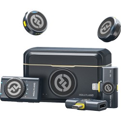 Hollyland LARK M2 DUO 2-Person Wireless Combo Microphone System (2.4 GHz, Shine Charcoal) Hollyland LARK M2 DUO 2-Person Wireless Combo Microphone System (2.4 GHz, Shine Charcoal)