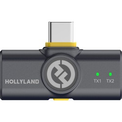 Hollyland LARK M2 DUO 2-Person Wireless Combo Microphone System (2.4 GHz, Shine Charcoal) Hollyland LARK M2 DUO 2-Person Wireless Combo Microphone System (2.4 GHz, Shine Charcoal)