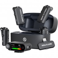 Hollyland LARK MAX 2 Combo 4-Person Wireless Microphone System for Cameras and Mobile Devices (Space Gray, 2.4 GHz) Hollyland LARK MAX 2 Combo 4-Person Wireless Microphone System for Cameras and Mobile Devices (Space Gray, 2.4 GHz)