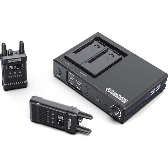 Hollyland Mars T1000 Full-Duplex Intercom System with 4 Beltpack Transceivers Hollyland Mars T1000 Full-Duplex Intercom System with 4 Beltpack Transceivers