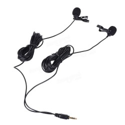 BOYA BY-LM300 Dual Lavalier Microphone Omni-directional Condenser for DSLR Cameras BOYA BY-LM300 Dual Lavalier Microphone Omni-directional Condenser for DSLR Cameras