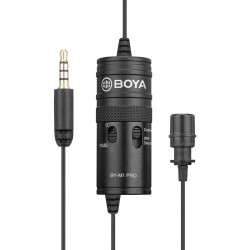 BOYA BY-M1 Pro Universal Lavalier Microphone for Smartphones, DSLRs, Camcorders, Audio Recorders, and PC BOYA BY-M1 Pro Universal Lavalier Microphone for Smartphones, DSLRs, Camcorders, Audio Recorders, and PC