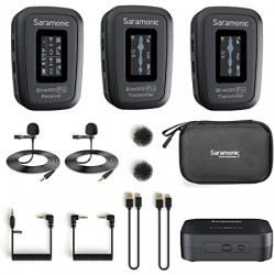 Saramonic BLINK500 PRO B2 Camera-Mount Wireless Omni Lavalier Microphone System Saramonic BLINK500 PRO B2 Camera-Mount Wireless Omni Lavalier Microphone System