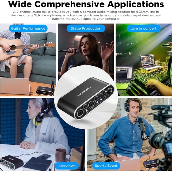 Saramonic MV-Mixer USB-C Audio Interface