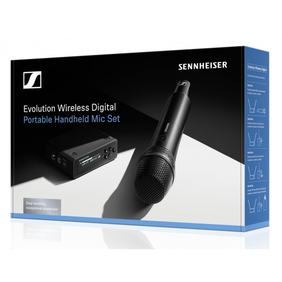 Sennheiser EW-DP 835 SET Wireless Handheld Microphone System (R1-6: 520 to 576 MHz) Sennheiser EW-DP 835 SET Wireless Handheld Microphone System (R1-6: 520 to 576 MHz)