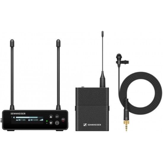 Sennheiser EW-DP ME 2 SET Camera-Mount Digital Wireless Omni Lavalier Mic System (Q1-6: 470 to 526 MHz) Sennheiser EW-DP ME 2 SET Camera-Mount Digital Wireless Omni Lavalier Mic System (Q1-6: 470 to 526 MHz)