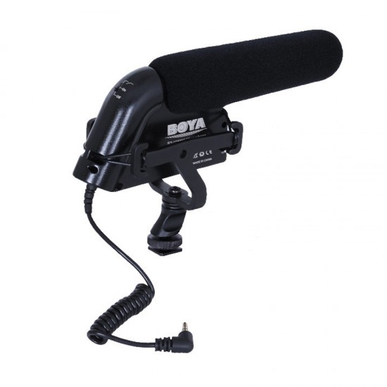BOYA BY-VM200 Unidirectional Camera Microphone for DSLRs and Camcorders