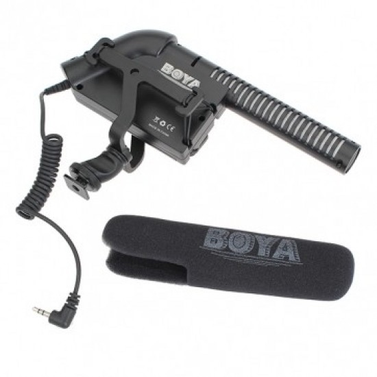 BOYA BY-VM200 Unidirectional Camera Microphone for DSLRs and Camcorders