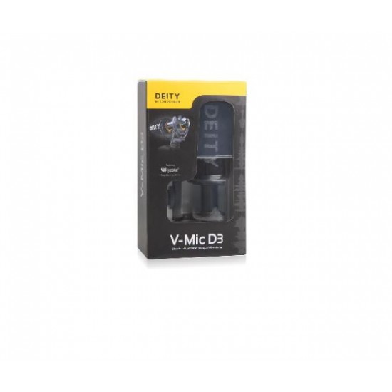 Deity V-Mic D3 Unidirectional Camera-Mount Shotgun Microphone with Rycote Shockmount 