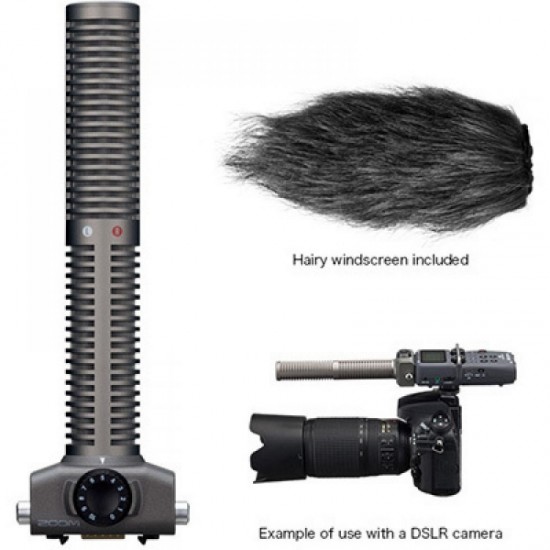 Zoom SSH-6 Stereo Shotgun Microphone Capsule for H5, H6, U-44 and Q8 recorders