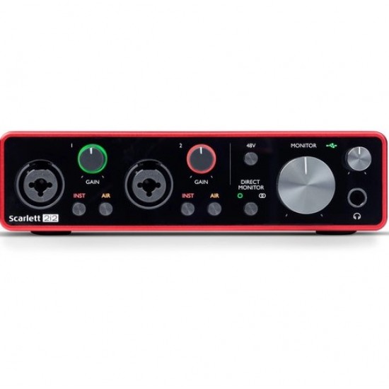 Focusrite Scarlett 2i2 (4th Gen) USB Audio Interface 