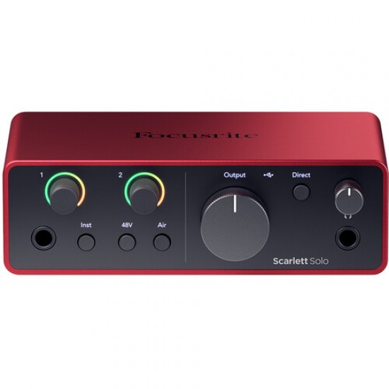 Focusrite Scarlett Solo USB Audio Interface (4th Generation) 