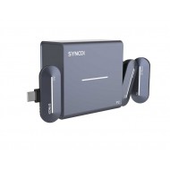 Synco P2T Miniature 2-Person Digital Wireless Microphone System with USB Connector for Android Phones (Blue Stone, 2.4 GHz) Synco P2T Miniature 2-Person Digital Wireless Microphone System with USB Connector for Android Phones (Blue Stone, 2.4 GHz)