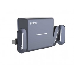 Synco P2T Miniature 2-Person Digital Wireless Microphone System with USB Connector for Android Phones (Blue Stone, 2.4 GHz) Synco P2T Miniature 2-Person Digital Wireless Microphone System with USB Connector for Android Phones (Blue Stone, 2.4 GHz)