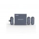Synco P2T Miniature 2-Person Digital Wireless Microphone System with USB Connector for Android Phones (Blue Stone, 2.4 GHz)