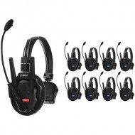 Synco Xtalk XPRO9 Wireless Intercom System With 9 Single-Ear Headsets (2.4 GHZ) Synco Xtalk XPRO9 Wireless Intercom System With 9 Single-Ear Headsets (2.4 GHZ)