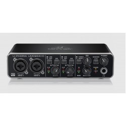 Behringer U-Phoria UMC204HD USB Audio/MIDI Interface with Midas Mic Preamplifiers Behringer U-Phoria UMC204HD USB Audio/MIDI Interface with Midas Mic Preamplifiers