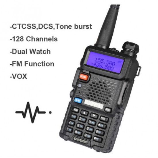 BAOFENG UV-5R III Tri-Band Two Way UHF/VHF Ham Radio