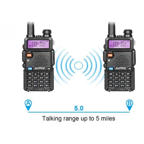 BAOFENG UV-5R III Tri-Band Two Way UHF/VHF Ham Radio