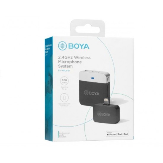 BOYA BY-M1LV-D Wireless Microphone for Apple iOS devices