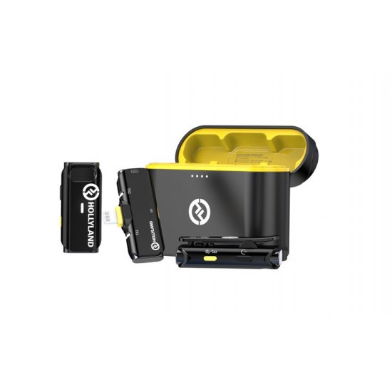 Hollyland LARK C1 Duo Wireless Mic System for IOS Devices Black