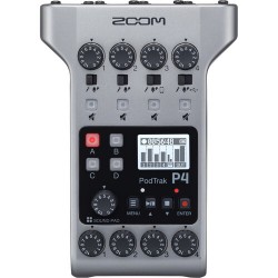 Zoom PodTrak P4 Portable Multitrack Podcast Recorder Zoom PodTrak P4 Portable Multitrack Podcast Recorder