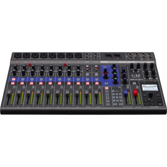 Zoom LiveTrak L-12-Channel Digital Mixer & Multitrack Recorder