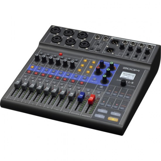 Zoom LiveTrak L-8 Digital Mixer and Multitrack Recorder
