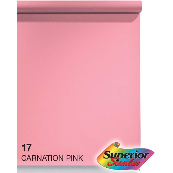 Superior Seamless Photography Background Paper #17 Carnation Pink
