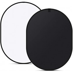 Neewer 150cm x 200cm Portable Foldable Background (White and Black)