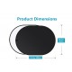 Neewer 150cm x 200cm Portable Foldable Background (White and Black)