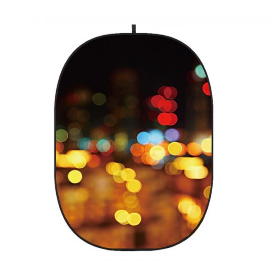 Godox 5 x 6' Collapsible Background (Bokeh Texture 5)