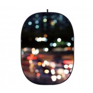 Godox 5 x 6' Collapsible Background (Bokeh Texture 6)