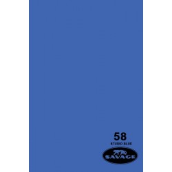 Savage Widetone Seamless Background Paper (#58 Studio Blue) Savage Widetone Seamless Background Paper (#58 Studio Blue)