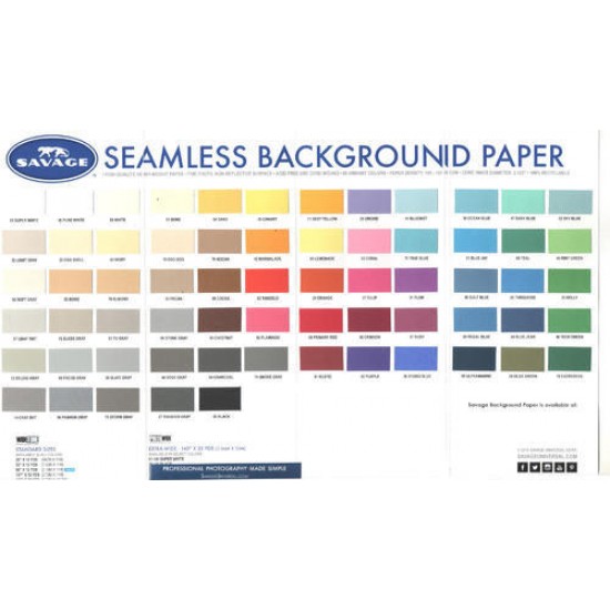 Savage Widetone Seamless Background Paper (#58 Studio Blue) Savage Widetone Seamless Background Paper (#58 Studio Blue)