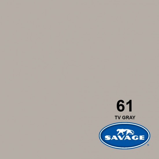 Savage Widetone Seamless Background Paper (#61 TV Gray) Savage Widetone Seamless Background Paper (#61 TV Gray)