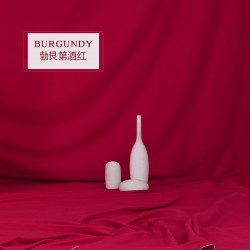 Soft Muslin Background Cloth 3m x 4m Burgendy